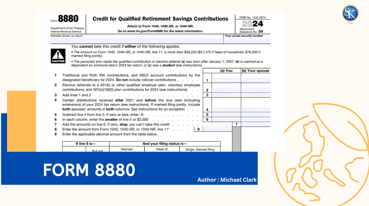 What Is the IRS Form 8880? How to Fill Out Form 8880