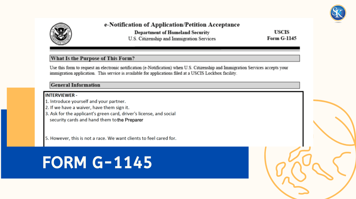 Form G-1145: Here's everything you need to know